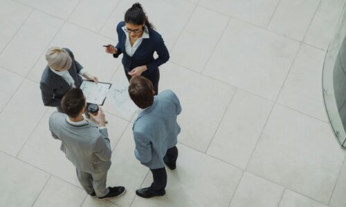 A clinician engaging in a peer consultation group to help them catch blind spots before they become issues