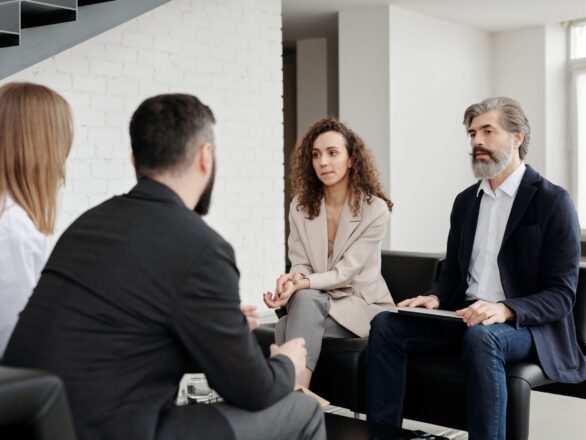 A therapist looking for peer consultation even though they are an experienced therapist already, but looking for support from others